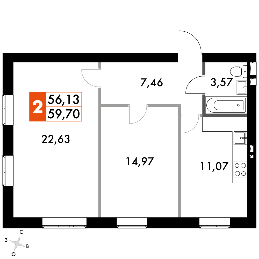 План таунхауса