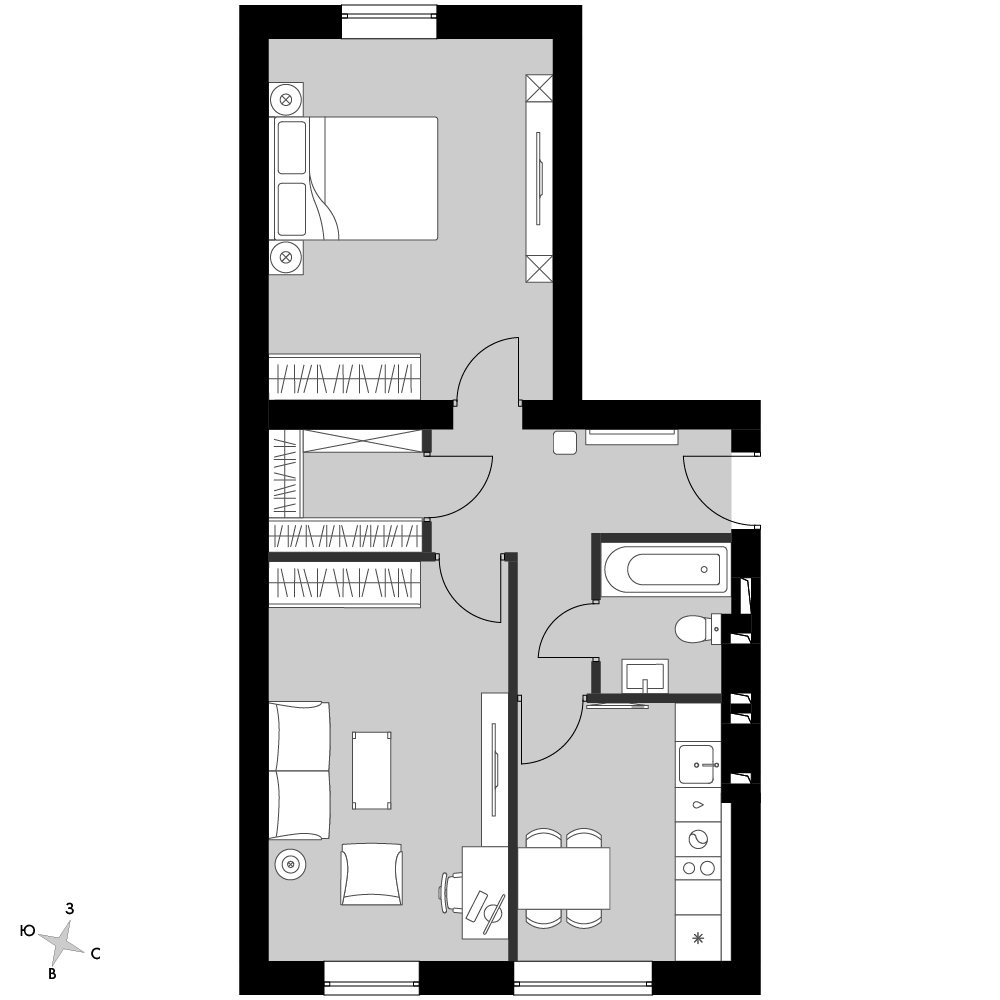 План таунхауса