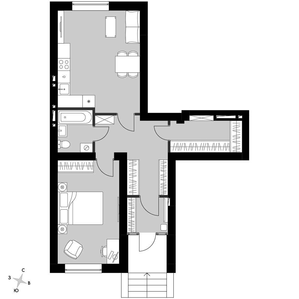 План таунхауса