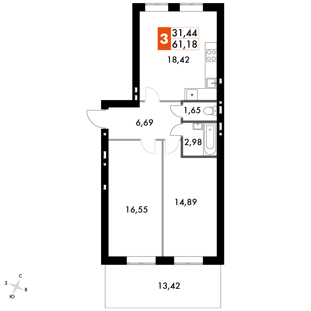 План таунхауса