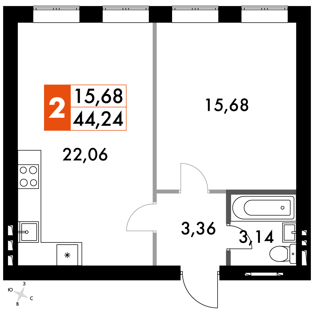 План таунхауса