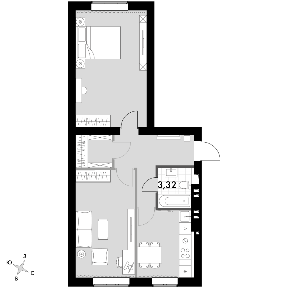 План таунхауса