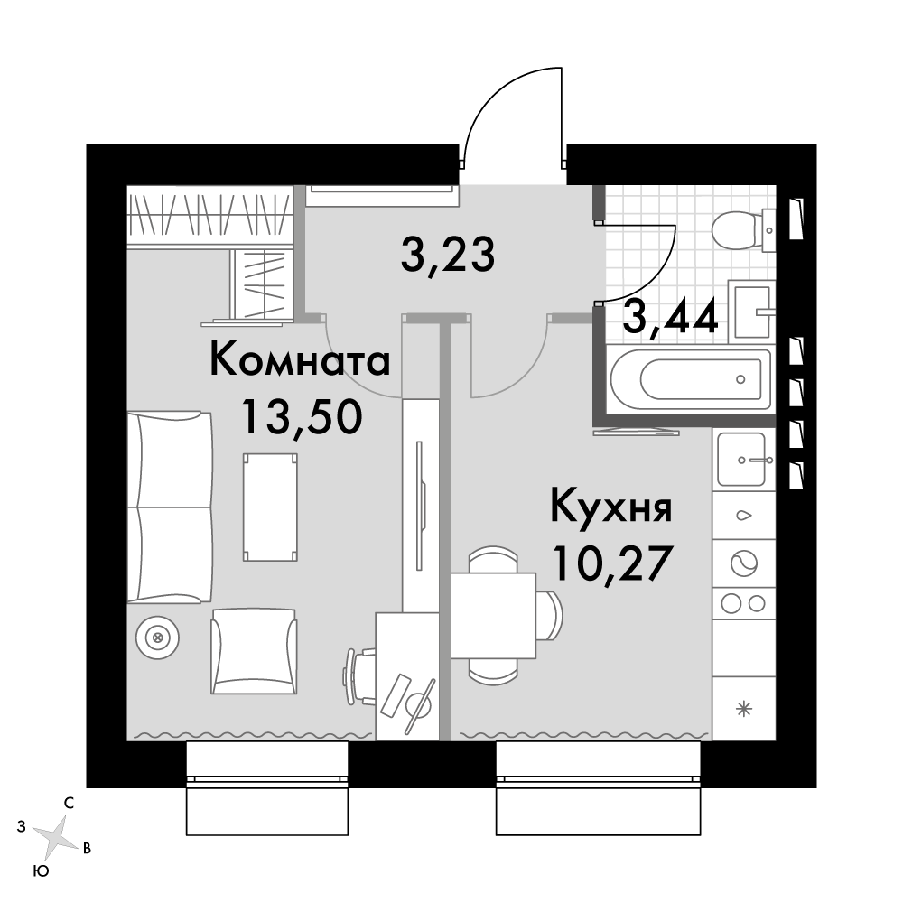План таунхауса