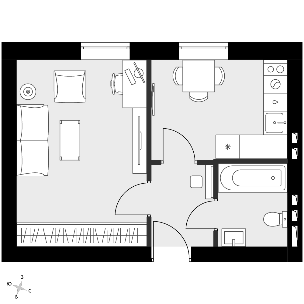 План таунхауса