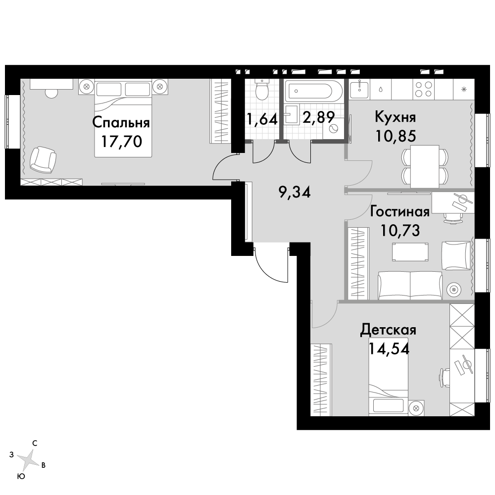 План таунхауса