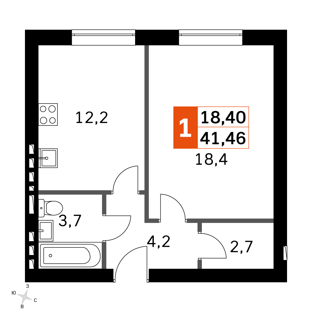 План таунхауса