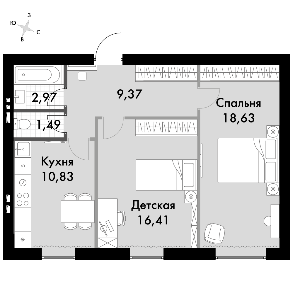 План таунхауса