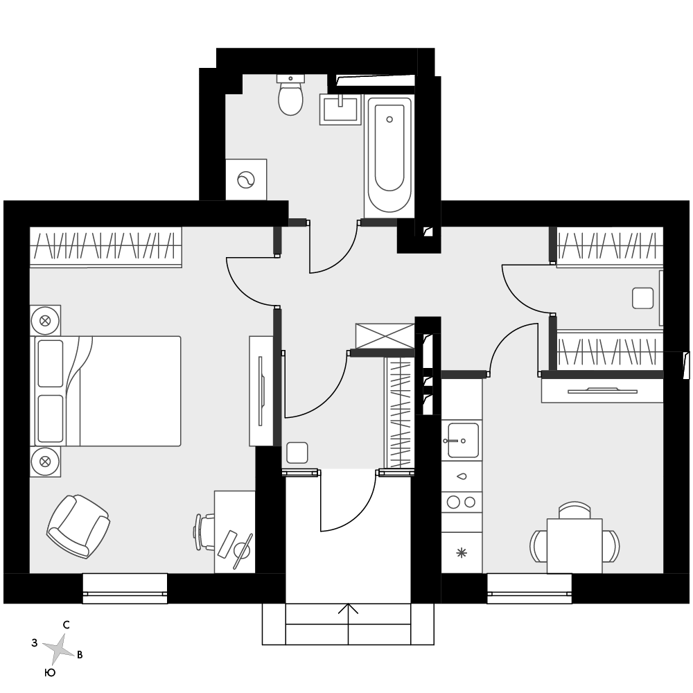 План таунхауса