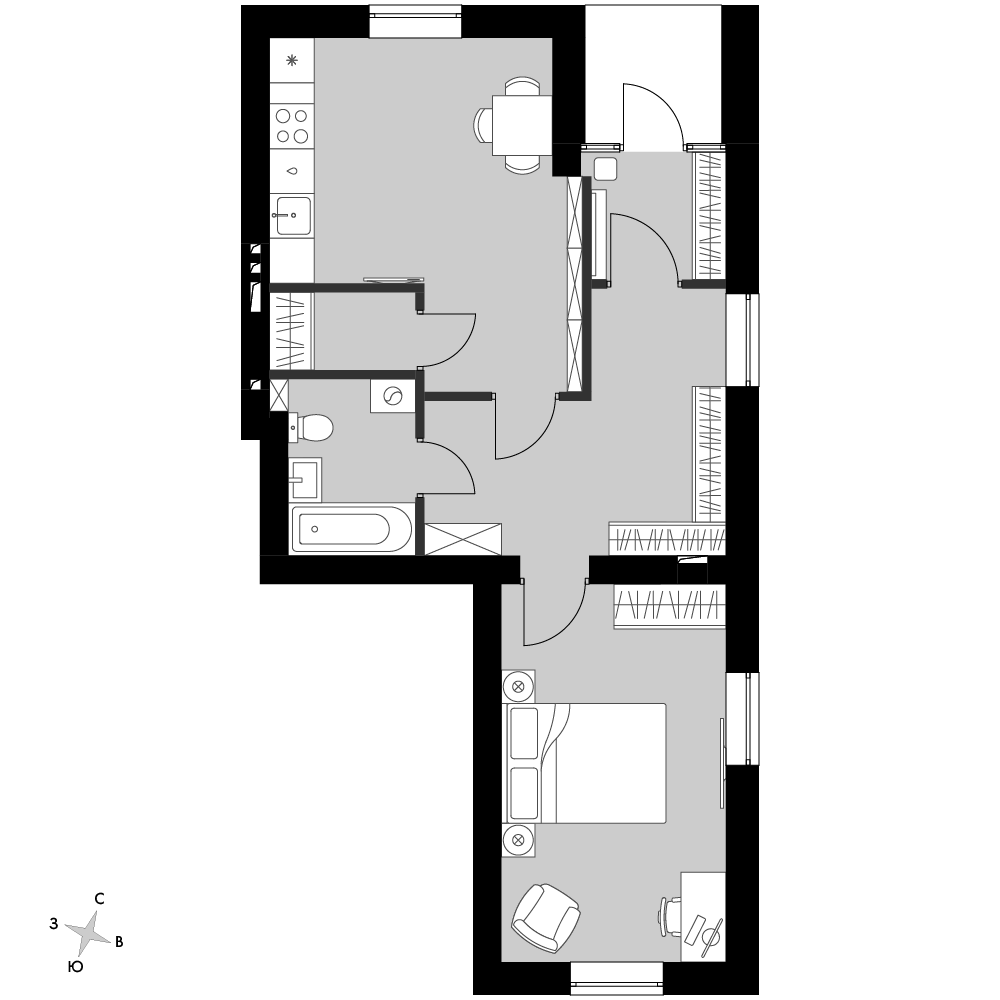 План таунхауса