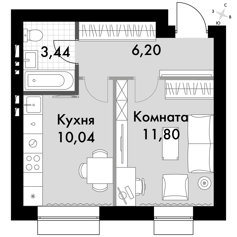 План таунхауса