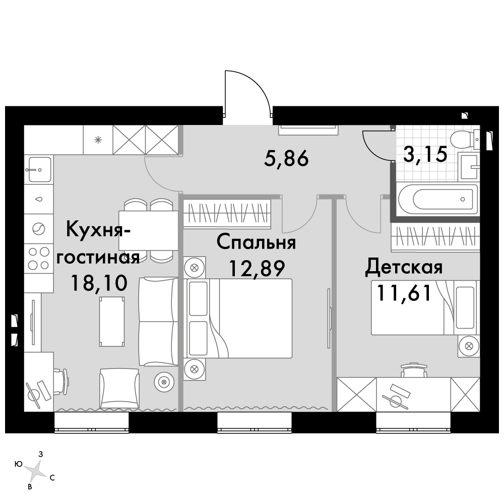 План таунхауса