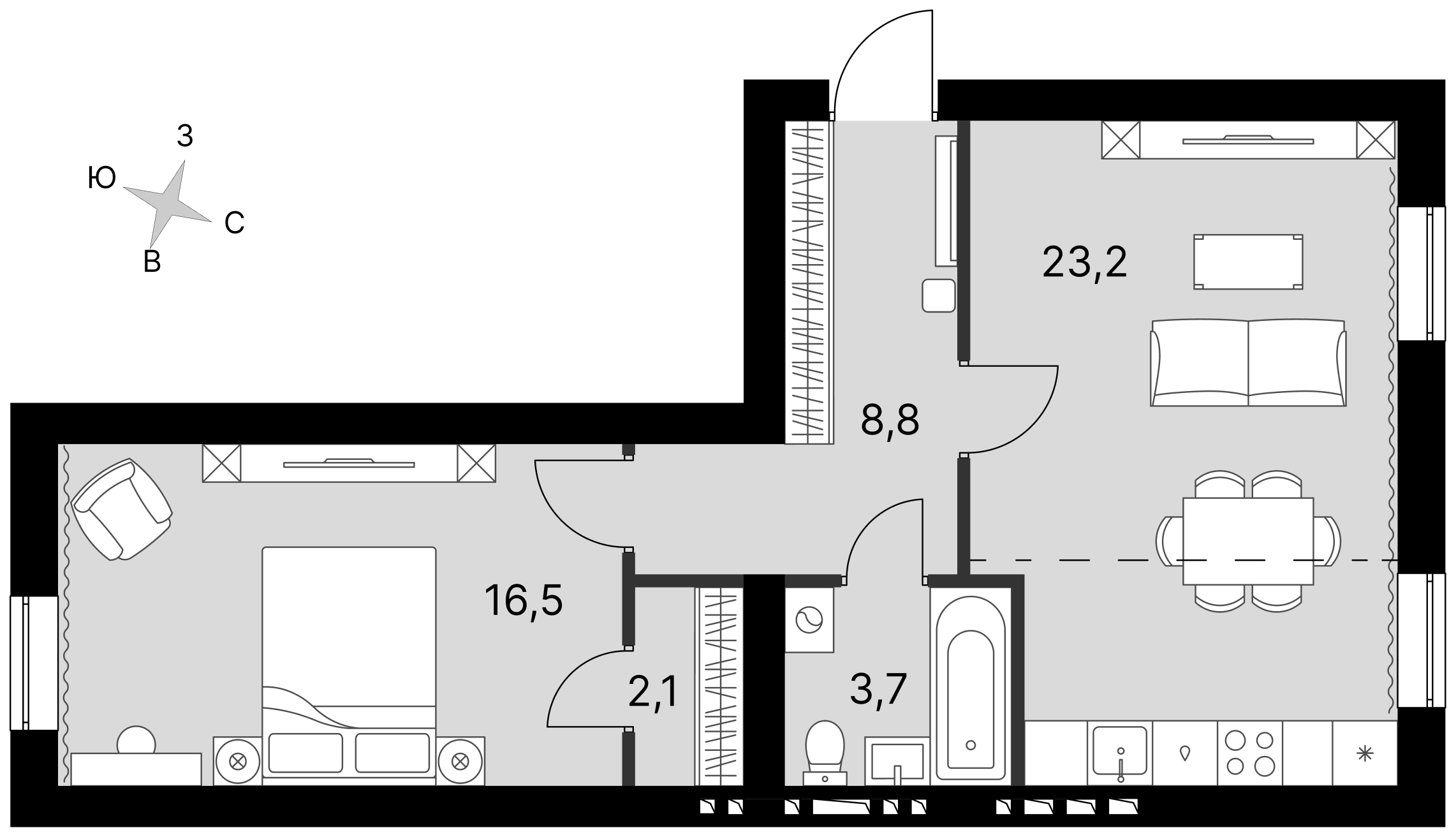 План таунхауса