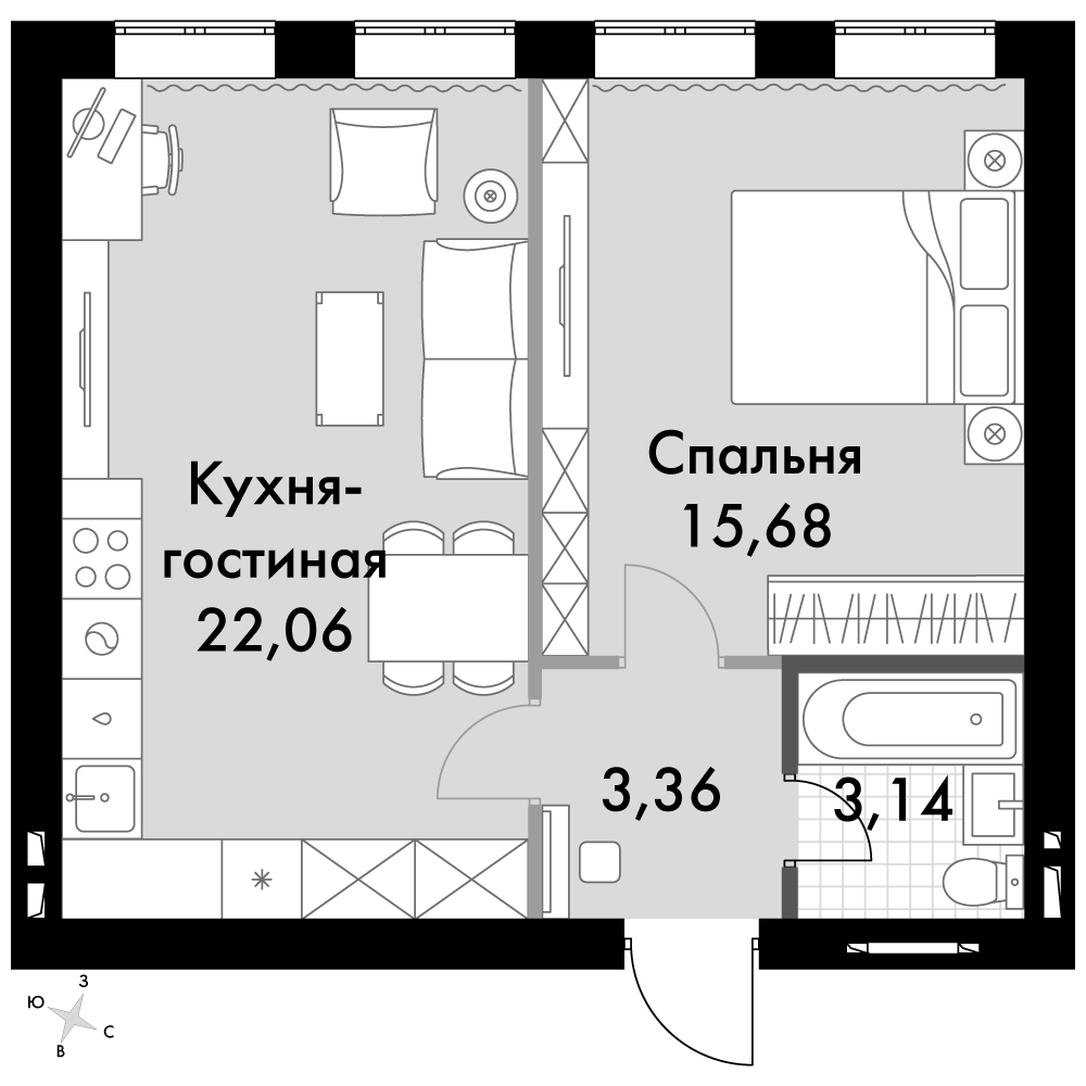 План таунхауса