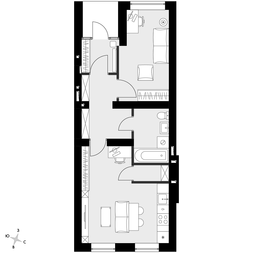 План таунхауса