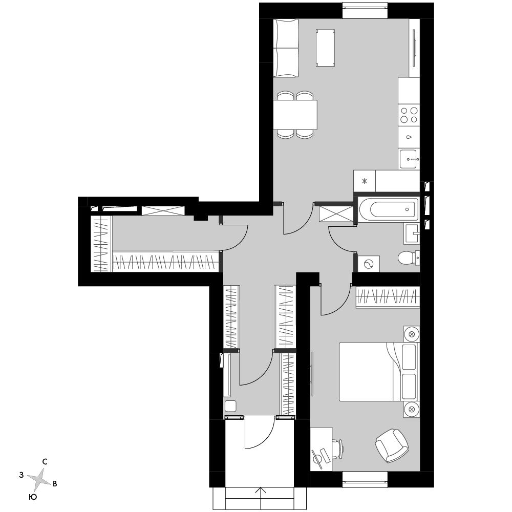 План таунхауса