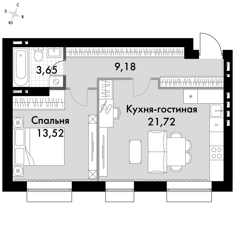 План таунхауса