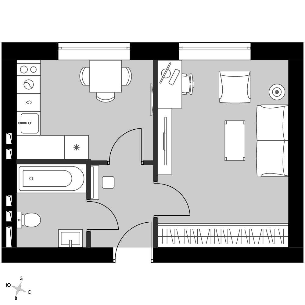 План таунхауса