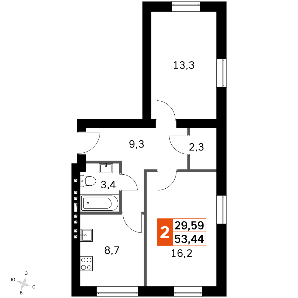 План таунхауса