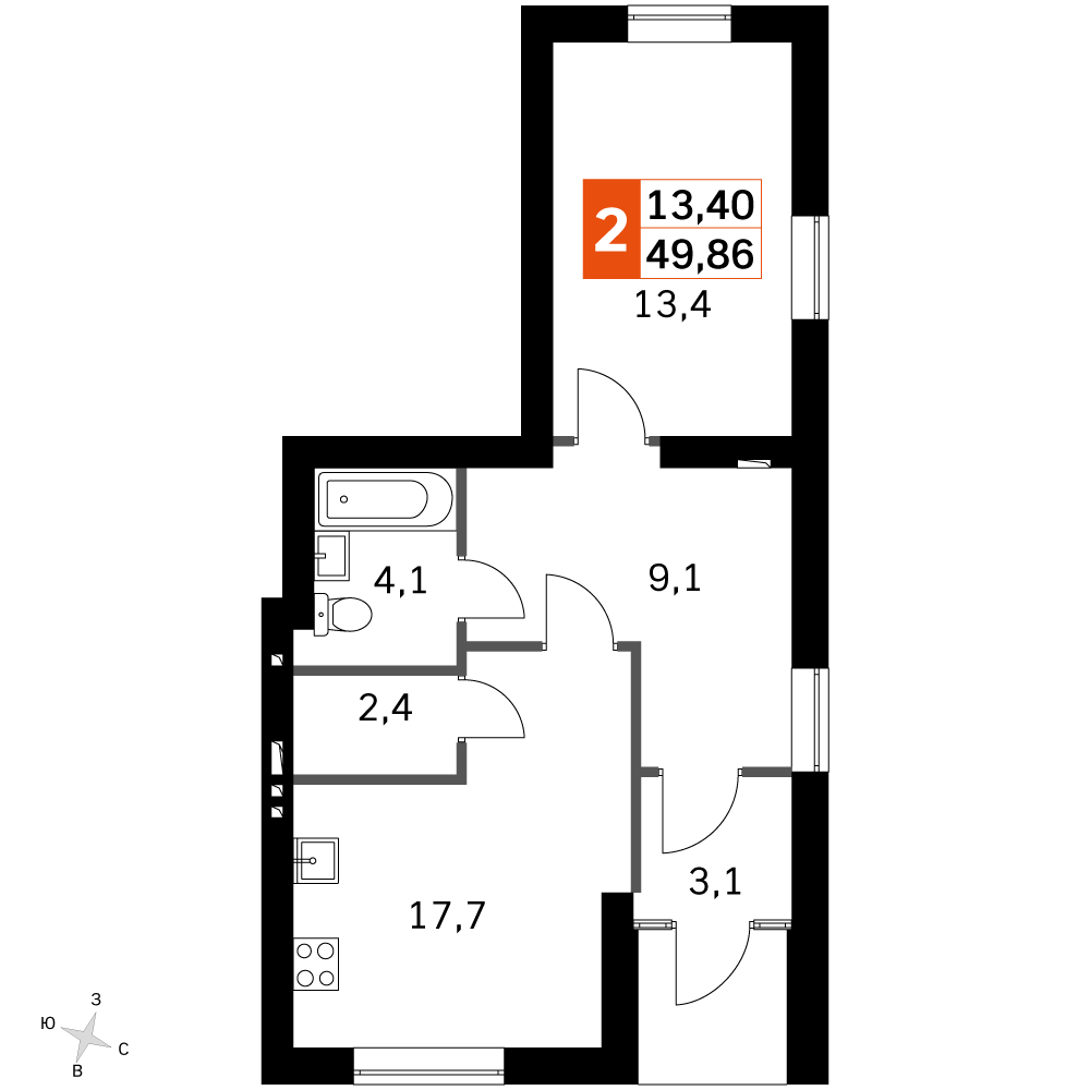 План таунхауса