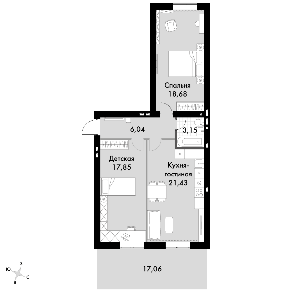 План таунхауса