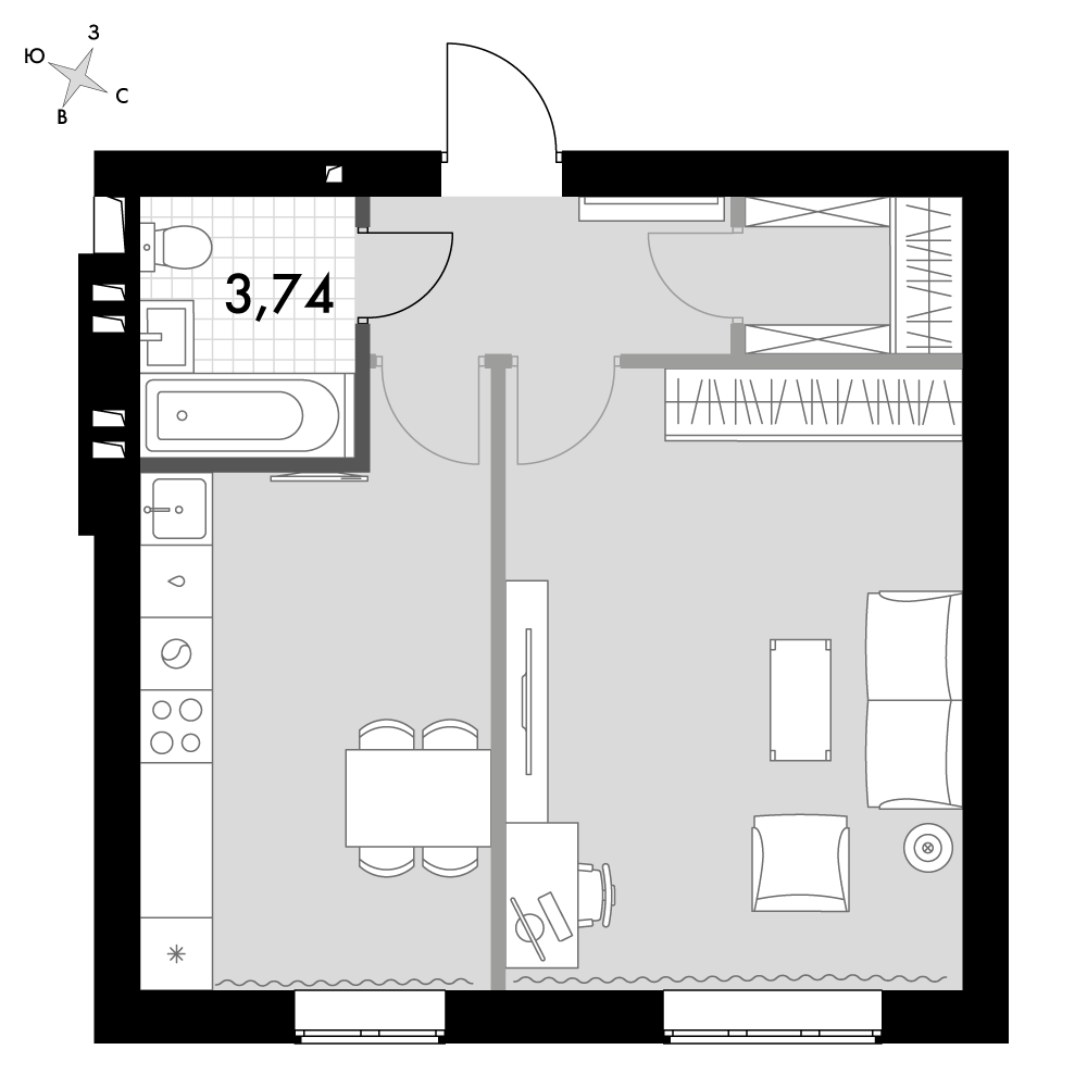 План таунхауса