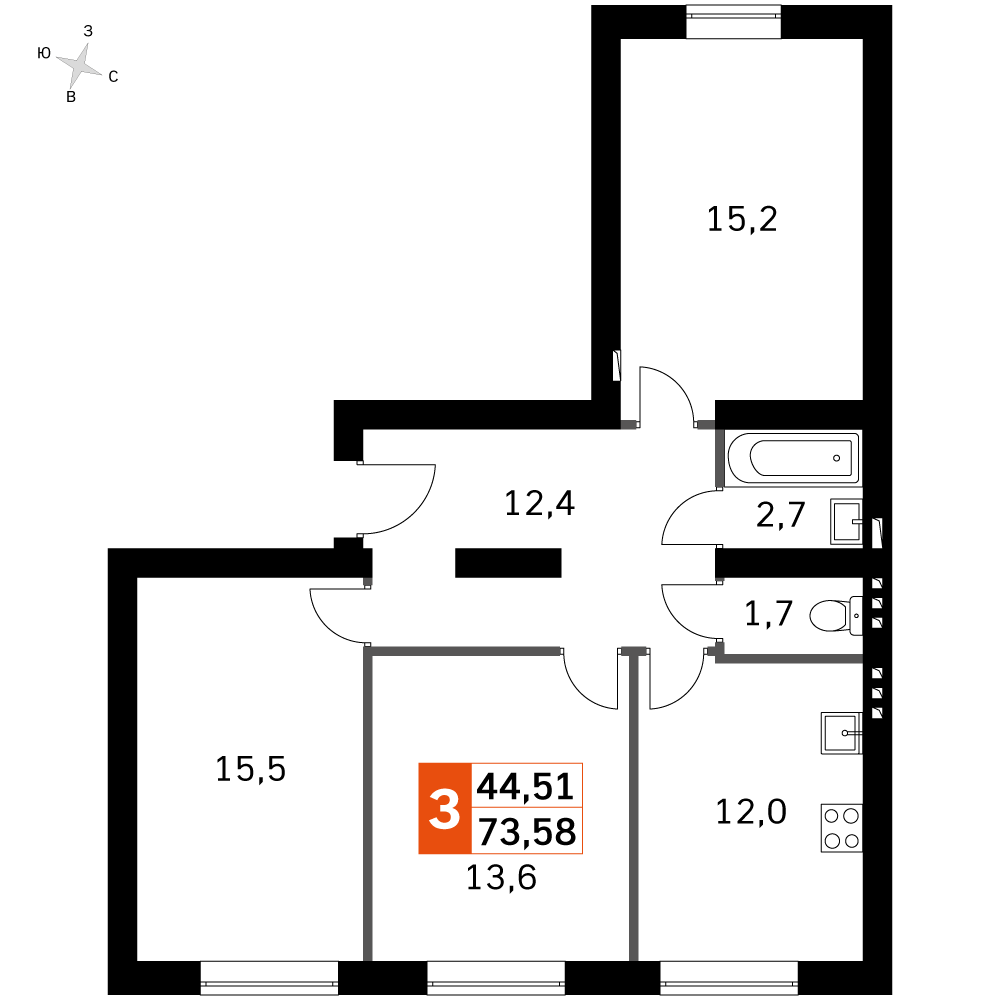 План таунхауса